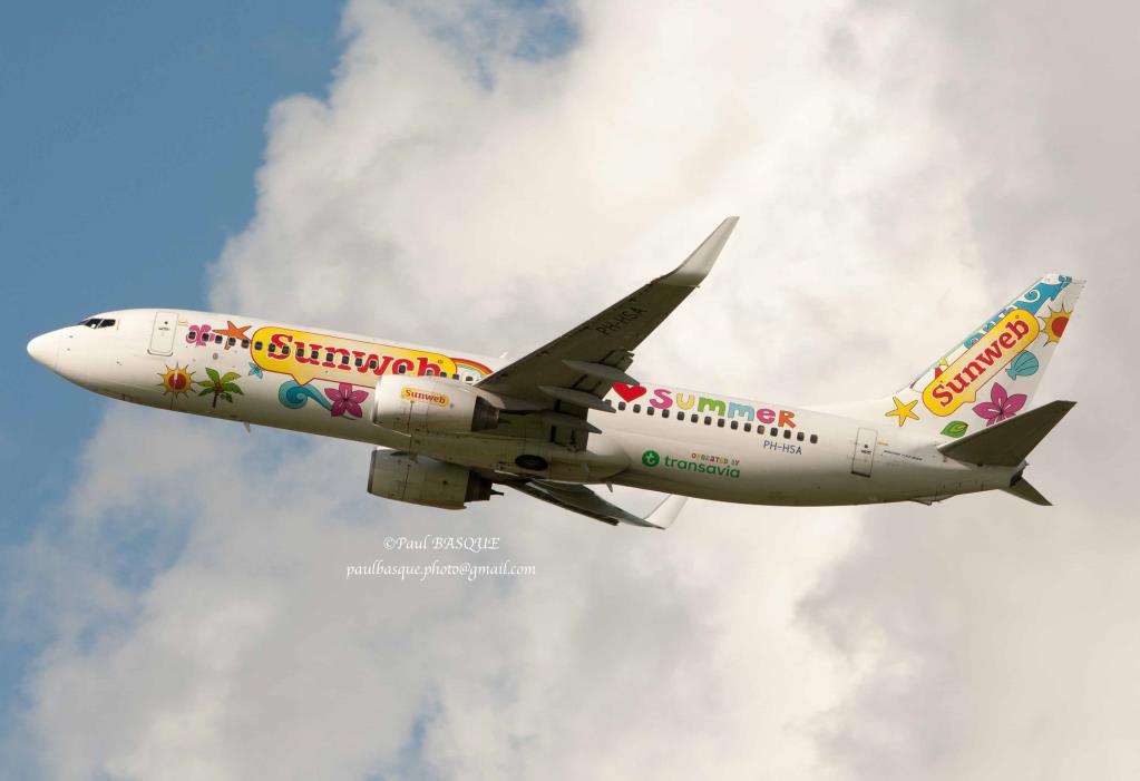 Photo of aircraft PH-HSA operated by Transavia