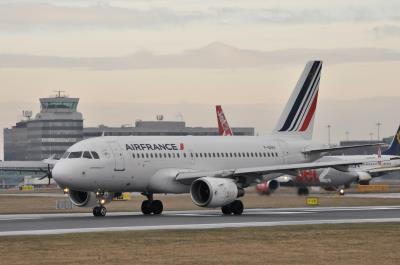 Image of aircraft registration F-GRHV - A A319-111 operated by Air France