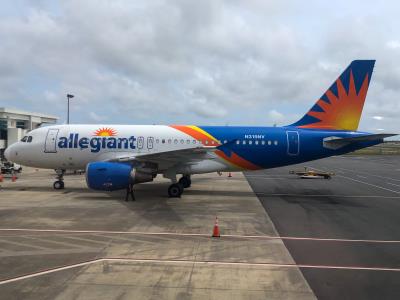 Image of aircraft registration N315NV - A A319-111 operated by Allegiant Air