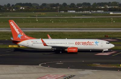 Image of aircraft registration TC-TJM - A 737-8Q8(WL) operated by Corendon Airlines
