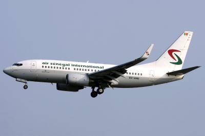 Image of aircraft registration 6V-AHU - A 737-7EE(W) operated by Air Senegal International