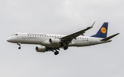 Image of aircraft registration D-AECB - A ERJ-190LR (ERJ-190-100 LR) operated by Lufthansa Cityline