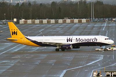 Photo of aircraft G-OZBI operated by Monarch Airlines