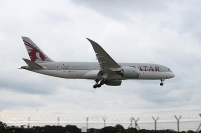 Image of aircraft registration A7-BCP - A 787-8 Dreamliner operated by Qatar Airways