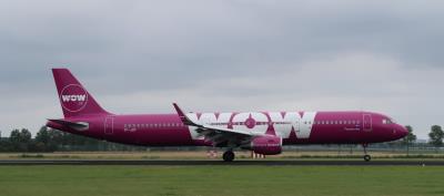 Photo of aircraft TF-JOY operated by Wow Air