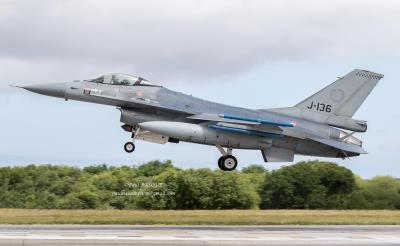 Photo of aircraft J-136 operated by Royal Netherlands Air Force