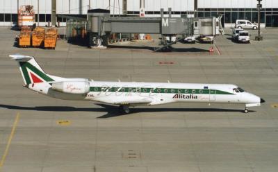 Photo of aircraft I-EXML operated by Alitalia Express
