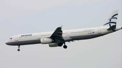 Image of aircraft registration SX-DVP - A A321-231 operated by Aegean Airlines