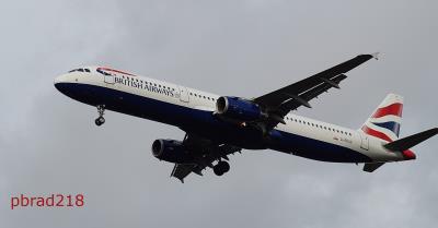 Image of aircraft registration G-EUXD - A A321-231 operated by British Airways