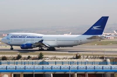 Photo of aircraft LV-AXF operated by Aerolineas Argentinas