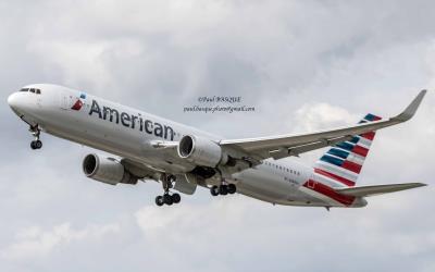 Image of aircraft registration N388AA - A 767-323(ER)(WL) operated by American Airlines