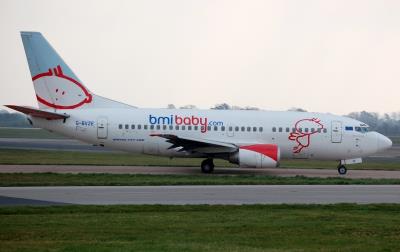 Image of aircraft registration G-BVZE - A 737-59D operated by bmiBaby