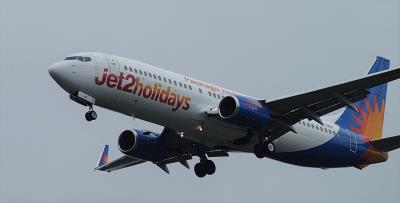 Image of aircraft registration G-JZHF - A 737-8K2(WL) operated by Jet2