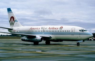 Image of aircraft registration N139AW - A 737-2T4 operated by America West Airlines