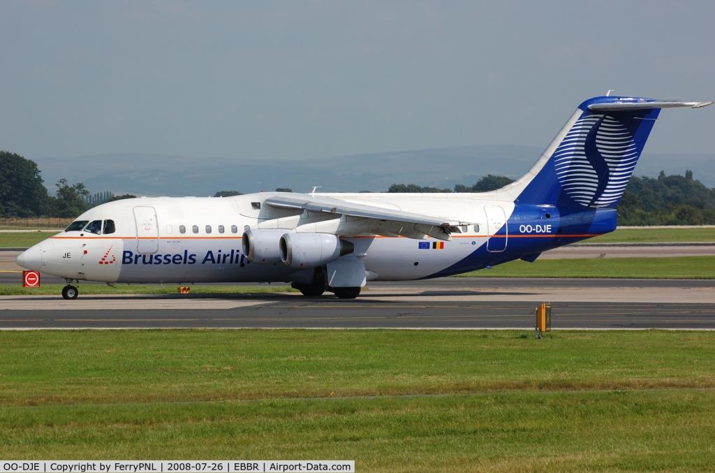 Photo of aircraft OO-DJE operated by Brussels Airlines