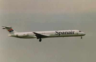 Photo of aircraft EC-FXY operated by Spanair