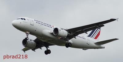 Image of aircraft registration F-GRXE - A A319-111 operated by Air France
