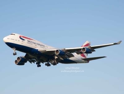 Image of aircraft registration G-BYGA - A 747-436 operated by British Airways