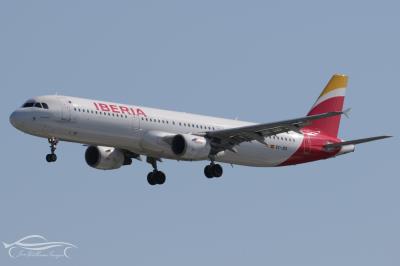 Image of aircraft registration EC-JGS - A A321-211 operated by Iberia