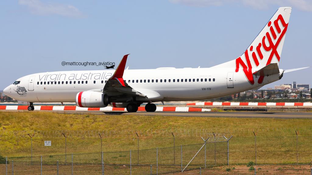 Photo of aircraft VH-YIV operated by Virgin Australia