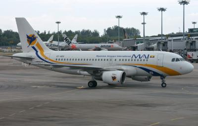Photo of aircraft XY-AGV operated by Myanmar Airways International