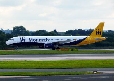Photo of aircraft G-OZBT operated by Monarch Airlines