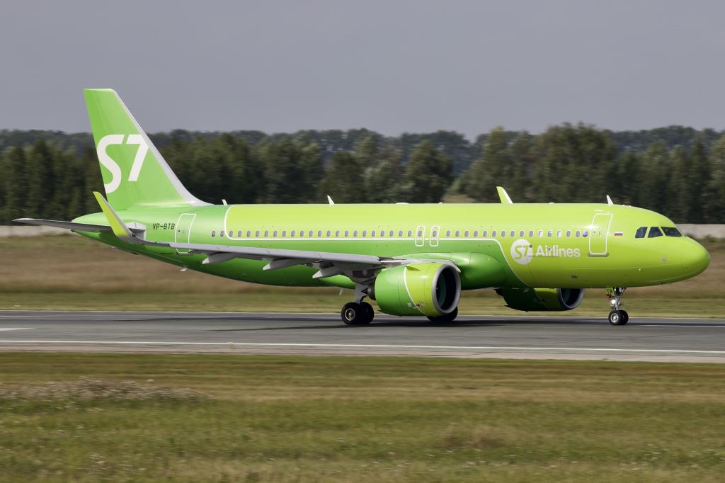 Photo of aircraft VP-BTB operated by S7 Airlines