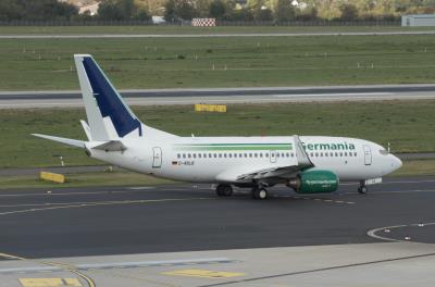 Image of aircraft registration D-ABLB - A Boeing- 737-76J(WL) operated by Germania