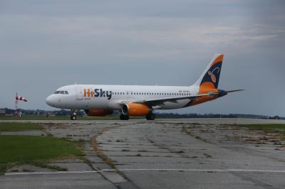 Photo of aircraft YR-SKY operated by HiSky