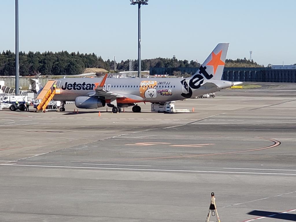 Photo of aircraft JA17JJ operated by Jetstar Japan