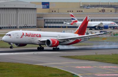 Photo of aircraft N782AV operated by Avianca