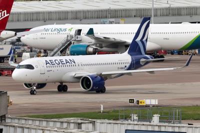 Photo of aircraft SX-NEM operated by Aegean Airlines