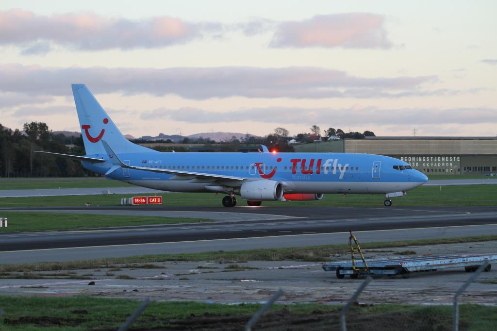 Photo of aircraft SE-RFT operated by TUIFly Nordic