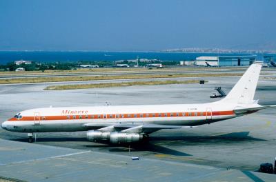 Image of aircraft registration F-GDPM - A DC-8-53 operated by Minerve