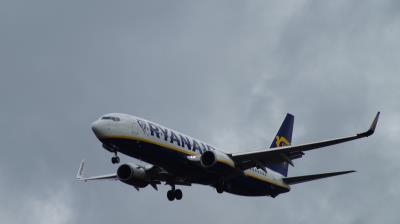 Image of aircraft registration EI-FRY - A 737-800(WL) operated by Ryanair