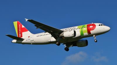 Image of aircraft registration CS-TTH - A A319-111 operated by TAP - Air Portugal