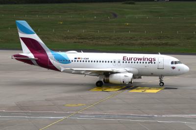 Photo of aircraft D-AGWM operated by Eurowings