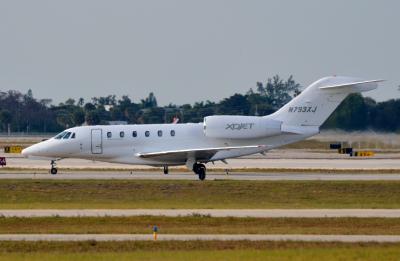 Photo of aircraft N793XJ operated by XoJet Inc