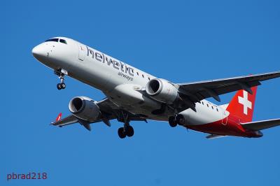 Image of aircraft registration HB-JVM - A ERJ-190-LR (ERJ-190-100 LR) operated by Helvetic Airways