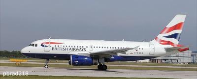 Image of aircraft registration G-EUOH - A A319-131 operated by British Airways