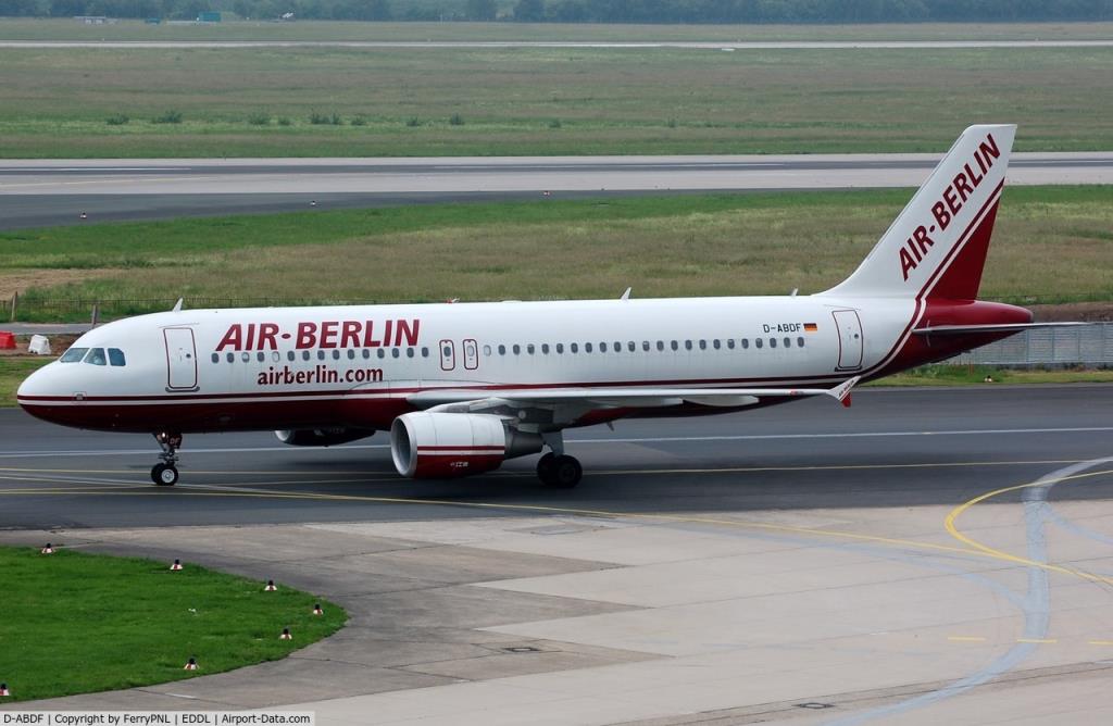 Photo of aircraft D-ABDF operated by Air Berlin