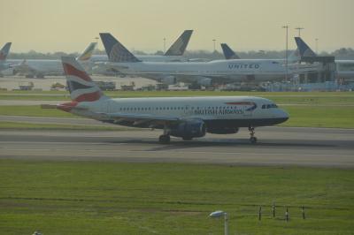 Image of aircraft registration G-EUPF - A A319-131 operated by British Airways