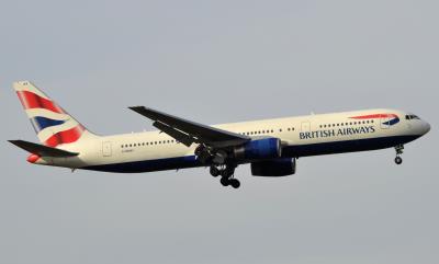 Image of aircraft registration G-BNWX - A 767-336(ER) operated by British Airways