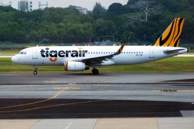 Photo of aircraft 9V-TRL operated by Tigerair