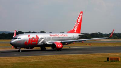 Image of aircraft registration G-JZBK - A 737-800(WL) operated by Jet2