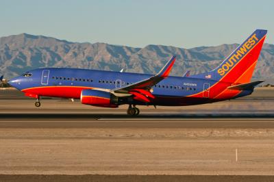 Image of aircraft registration N454WN - A 737-7H4(WL) operated by Southwest Airlines