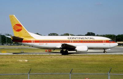 Photo of aircraft N14347 operated by Continental Air Lines