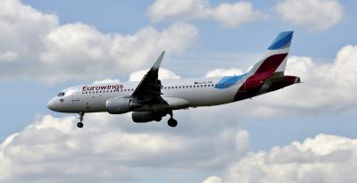 Image of aircraft registration OE-IQB - A A320-214(WL) operated by Eurowings Europe