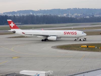 Image of aircraft registration HB-JHL - A A330-343 operated by Swiss