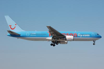 Image of aircraft registration G-OBYE - A 767-304(ER)(WL) operated by Thomson Airways